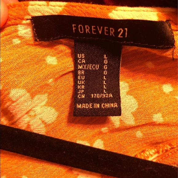 Forever21 Yellow Crop Top Blouse! - Picture 3 of 5